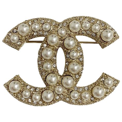 chanel pearl brooch 2015|vintage chanel pins brooches.